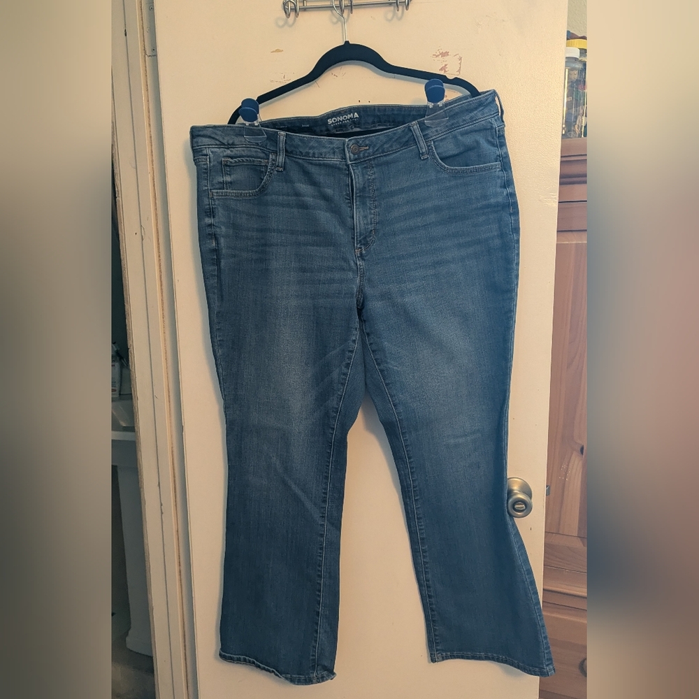 Sonoma Women's Classic Blue Boot Cut Jeans